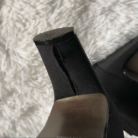 Bellini Boots Sock Pull On Booties Black Heeled Women’s Size 7W - Picture 15 of 15